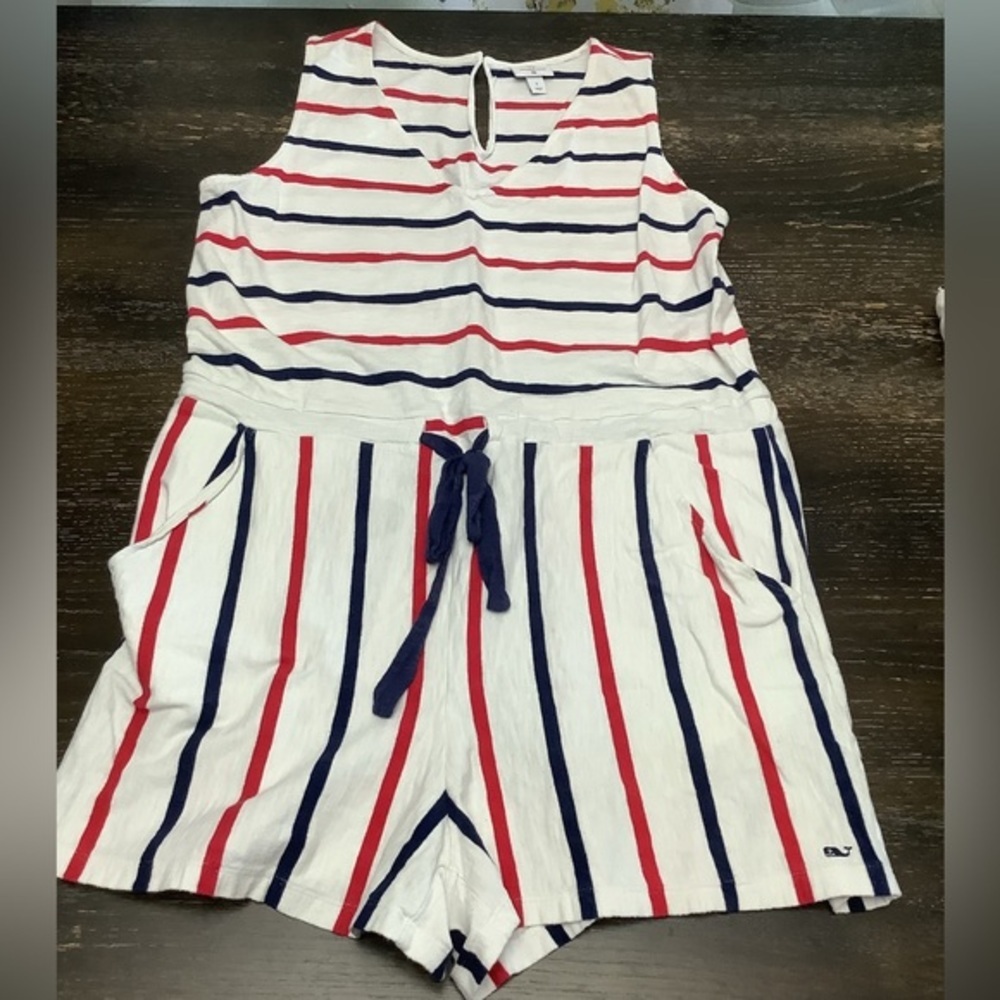 Vineyard Vines Striped Romper - Picture 3 of 6